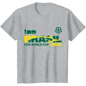 image:imageKids FIFA WORLD CUP26 Qualifier Brasil TShirtHeather Grey