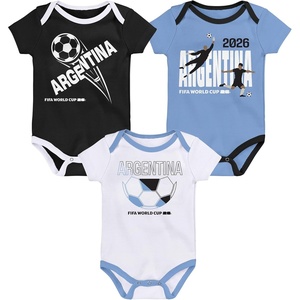 image:imageOuterstuff FIFA World Cup 2026 Infant and Toddler 3 Pack Country OnsieArgentina