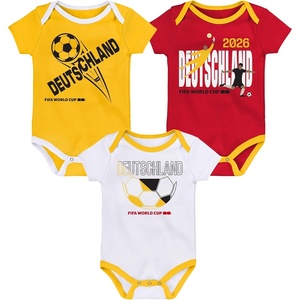 image:imageOuterstuff FIFA World Cup 2026 Infant and Toddler 3 Pack Country OnsieGermany