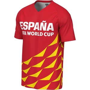 image:imageOuterstuff FIFA World Cup 2026 Kids Short Sleeve Sublimated Soccer Fashion TopSpain