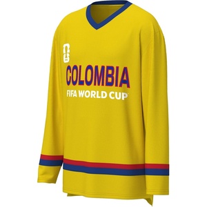 image:imageOuterstuff FIFA World Cup 2026 Mens Long Sleeve VNeck Hockey JerseyColumbia