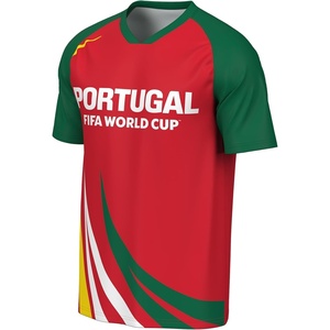 image:imageOuterstuff FIFA World Cup 2026 Mens Short Sleeve Sublimated Soccer Fashion TopPortugal