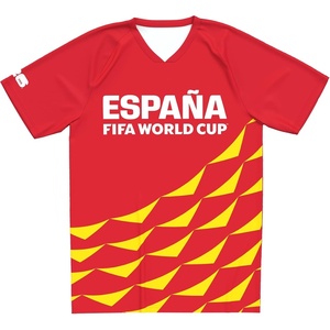 image:imageOuterstuff FIFA World Cup 2026 Mens Short Sleeve Sublimated Soccer Fashion TopSpain