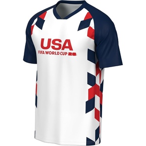 image:imageOuterstuff FIFA World Cup 2026 Mens Short Sleeve Sublimated Soccer Fashion TopUsa