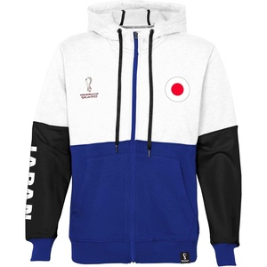image:imageOuterstuff International Soccer mens Fifa World Cup Country Contrast Panel Fleece HoodBlueblackwhite