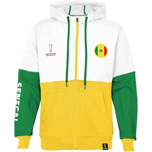 image:imageOuterstuff International Soccer mens Fifa World Cup Country Contrast Panel Fleece HoodGoldgreenwhite