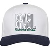image:imageFIFA World Cup 2026 Mens Official 2Tone Country Wordmark Logo Adjustable Snapback Hat Cap One SizeBrazil