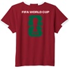 image:imageKids FIFA World CUP26 Jordan ShortSleeve Soccer JerseyRedWhite