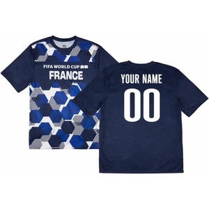 image:imageCustom FIFA World Cup 2026 Country Hex Pattern Sublimated Team Jersey US Alpha XLarge Regular Regular France Multicolor
