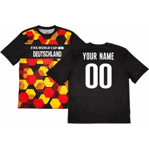 image:imageCustom FIFA World Cup 2026 Country Hex Pattern Sublimated Team Jersey US Alpha XLarge Regular Regular Germany Multicolor