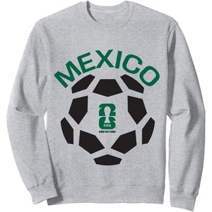 image:imageFIFA WORLD CUP26 Mexico Host Country Panel Ball SweatshirtHeather Grey