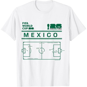image:imageFIFA WORLD CUP26 Mexico Host Country Pitch TShirtWhite