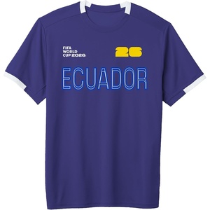 image:imageFIFA World CUP26 Ecuador ShortSleeve Soccer JerseyPurpleWhite