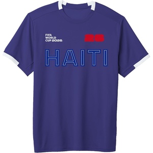 image:imageFIFA World CUP26 Haiti ShortSleeve Soccer JerseyPurpleWhite
