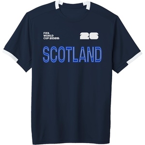 image:imageFIFA World CUP26 Scotland ShortSleeve Soccer JerseyNavy BlueWhite