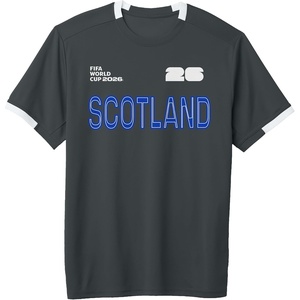 image:imageFIFA World CUP26 Scotland ShortSleeve Soccer JerseySlate GreyWhite