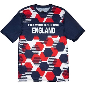 image:imageFIFA World Cup 2026 Country Hex Pattern Sublimated Team JerseyEngland
