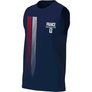 image:imageFIFA World Cup 2026 Mens Official Country Stripe Sleeveless Muscle Tee Tank TopFrance