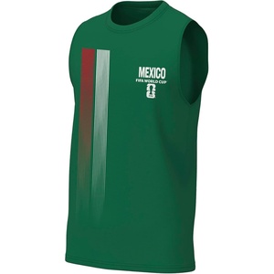 image:imageFIFA World Cup 2026 Mens Official Country Stripe Sleeveless Muscle Tee Tank TopMexico