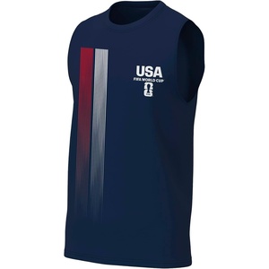 image:imageFIFA World Cup 2026 Mens Official Country Stripe Sleeveless Muscle Tee Tank TopUsa