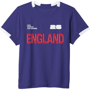image:imageKids FIFA World CUP26 England ShortSleeve Soccer JerseyPurpleWhite