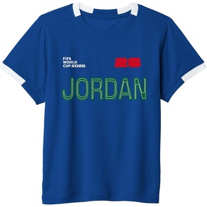 image:imageKids FIFA World CUP26 Jordan ShortSleeve Soccer JerseyRoyal BlueWhite