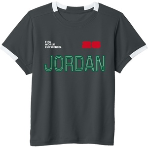 image:imageKids FIFA World CUP26 Jordan ShortSleeve Soccer JerseySlate GreyWhite