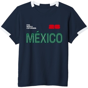 image:imageKids FIFA World CUP26 Mexico ShortSleeve Soccer JerseyNavy BlueWhite