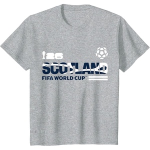 image:imageKids FIFA World CUP26 Qualifier Scotland TShirtHeather Grey