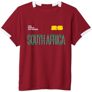image:imageKids FIFA World CUP26 South Africa ShortSleeve Soccer JerseyRedWhite