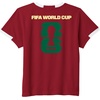 image:imageKids FIFA World CUP26 Brazil ShortSleeve Soccer JerseyRedWhite