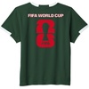 image:imageKids FIFA World CUP26 Tunisia ShortSleeve Soccer JerseyDark GreenWhite