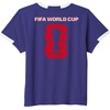 image:imageKids FIFA World CUP26 Tunisia ShortSleeve Soccer JerseyPurpleWhite
