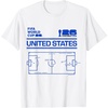 image:imageFIFA World CUP26 USA Host Country Pitch TShirtWhite