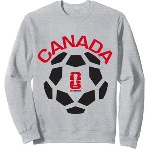 image:imageFIFA WORLD CUP26 Canada Host Country Panel Ball SweatshirtHeather Grey