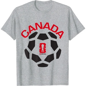 image:imageFIFA WORLD CUP26 Canada Host Country Panel Ball TShirtHeather Grey