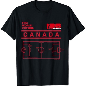 image:imageFIFA WORLD CUP26 Canada Host Country Pitch TShirtBlack