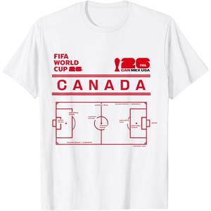 image:imageFIFA WORLD CUP26 Canada Host Country Pitch TShirtWhite