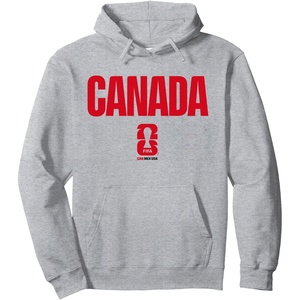 image:imageFIFA WORLD CUP26 Canada Host Country Stamp Pullover HoodieHeather Grey