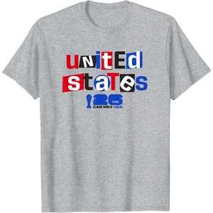 image:imageFIFA WORLD CUP26 USA Host Country Comic TShirtHeather Grey