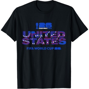 image:imageFIFA WORLD CUP26 USA Host Country Stars and Stripes TShirtBlack