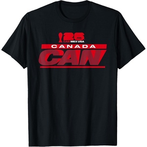 image:imageFIFA World CUP26 Canada Host Country Bar TShirt Men Black Small