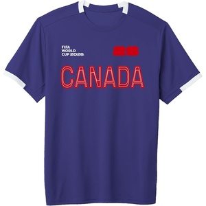 image:imageFIFA World CUP26 Canada ShortSleeve Soccer JerseyPurpleWhite