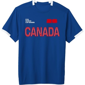 image:imageFIFA World CUP26 Canada ShortSleeve Soccer JerseyRoyal BlueWhite