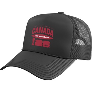 image:imageFIFA World CUP26 Canada Trucker Hat with Adjustable Mesh BackBlack