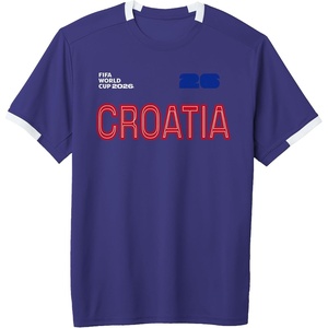 image:imageFIFA World CUP26 Croatia ShortSleeve Soccer JerseyPurpleWhite