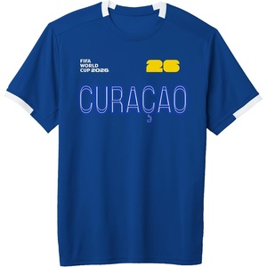 image:imageFIFA World CUP26 Curacao ShortSleeve Soccer JerseyRoyal BlueWhite