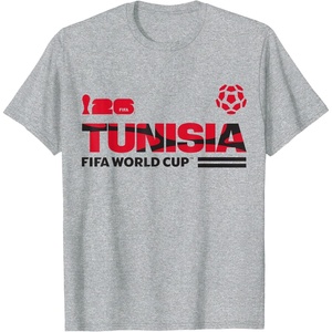 image:imageFIFA World CUP26 Qualifier Tunisia TShirtHeather Grey