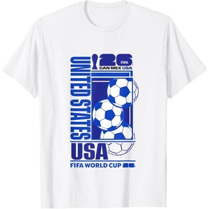 image:imageFIFA World CUP26 USA Host Country Football TShirtWhite