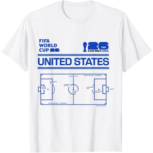 image:imageFIFA World CUP26 USA Host Country Pitch TShirtWhite